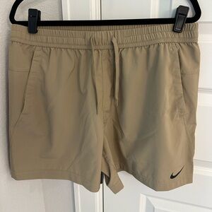 Men’s Nike Beige Dri-FIT Shorts